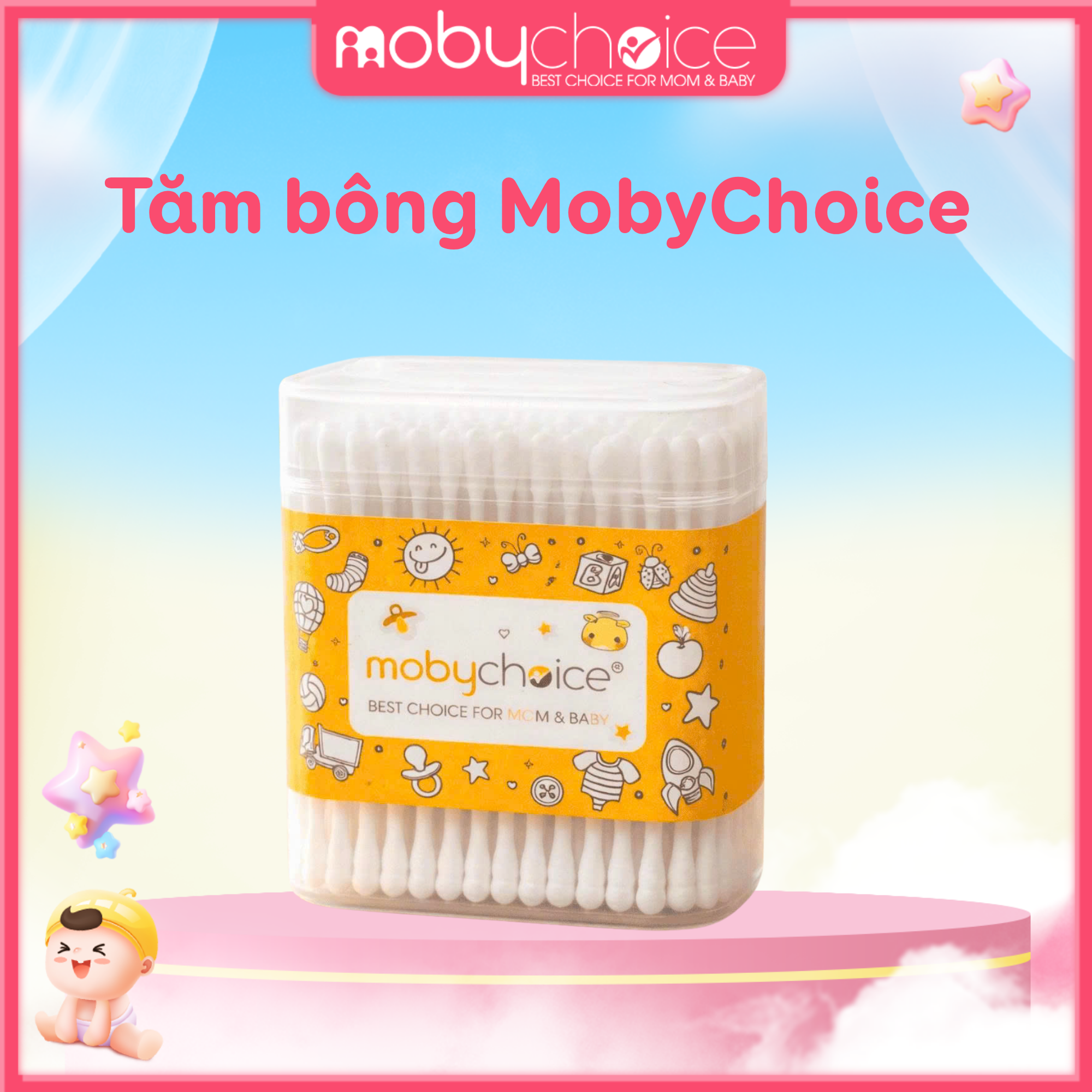 Tăm Bông Cho Bé