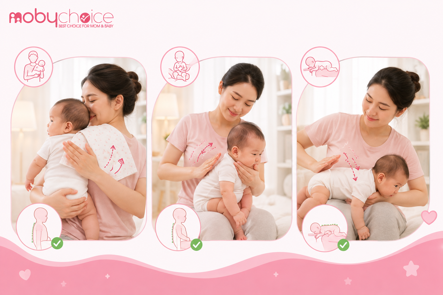 trẻ sơ sinh bị trào ngược sữa