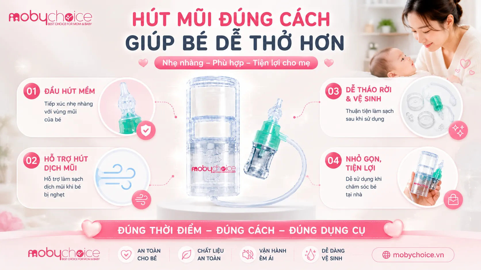 Có Nên Hút Mũi Cho Bé Không